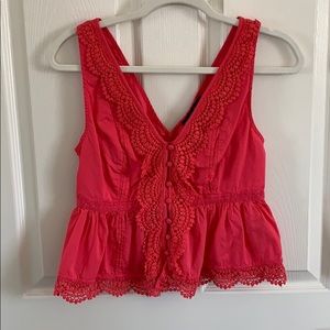 Abercrombie & Fitch peplum tank